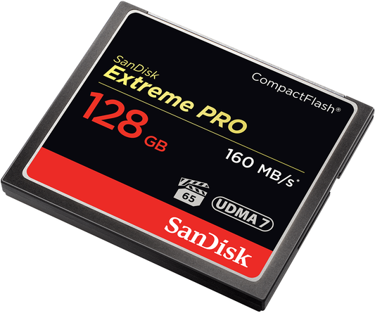 CompactFlash Minnekort SanDisk Extreme Pro, 128Gb, UDMA 7 SDCFXPS-128G-X46