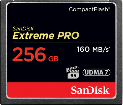 CompactFlash-minnekort SanDisk Extreme Pro, 256Gb, UDMA 7 SDCFXPS-256G-X46