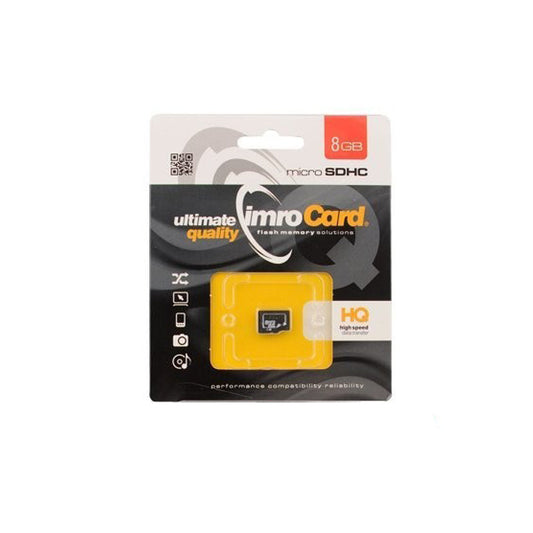 microSDHC Minnekort Imro, 8Gb, Klasse 10