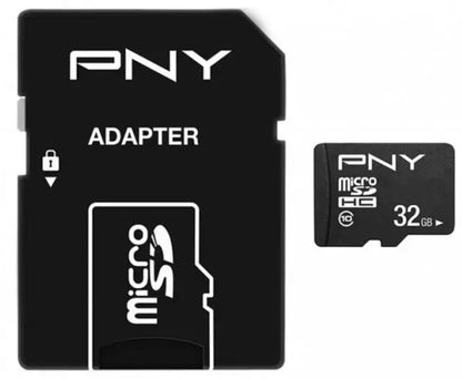 Minnekort microSDHC PNY Performance Plus, 32GB, Klasse 10, Med Adapter P-SDU32G10PPL-GE