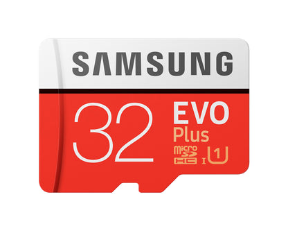 Minnekort microSDHC Samsung Evo Plus, 32GB, Klasse 10 / UHS-1 U1, Med Adapter MB-MC32GA/APC