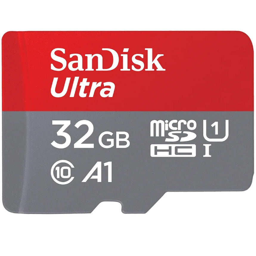 SanDisk Ultra Android A1 microSDHC-minnekort, 32GB, Klasse 10 / UHS-1 U1, med adapter SDSQUA4-032G-GN6MA