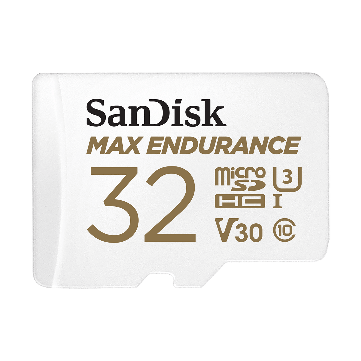 SanDisk MAX Endurance microSDHC-minnekort, 32GB, Klasse 10 / UHS-1 U3, med adapter SDSQQVR-032G-GN6IA