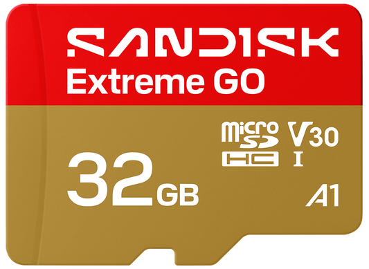 SanDisk Extreme GO Android A1 microSDHC-minnekort, 32GB, Klasse 10 / UHS-1 U1 SDSQXGN-032G-GN6MN
