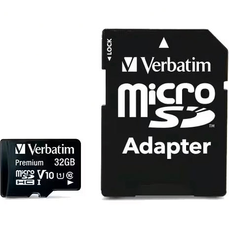 Verbatim microSDHC minnekort, 32GB, Klasse 10 / UHS-1 U1, med adapter