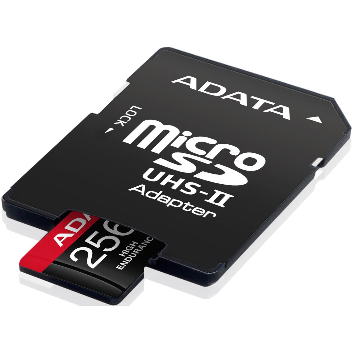 Adata High Endurance microSDXC-minnekort, 256Gb, Klasse 10 / UHS-1 U3, med adapter AUSDX256GUI3V30SHA2-RA1