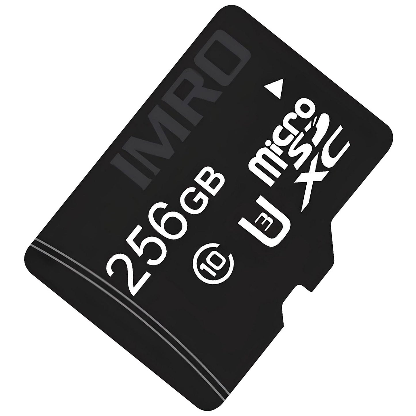 Imro microSDXC minnekort, 256GB, Klasse 10 / UHS-1 U3, med adapter
