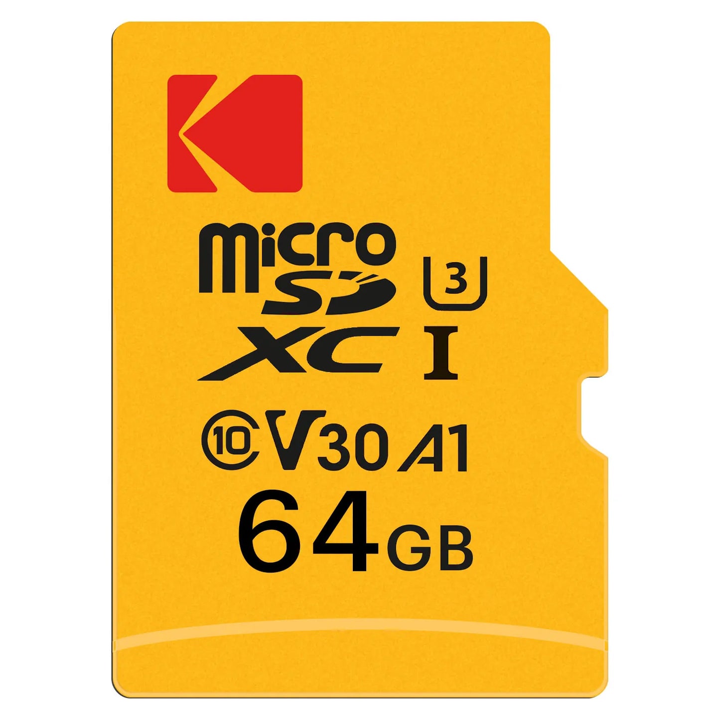 Kodak Ultra Performance microSDXC Minnekort, 64Gb, Klasse 10 / UHS-1 U3, Med Adapter EKMSDM64GXC10HPRK