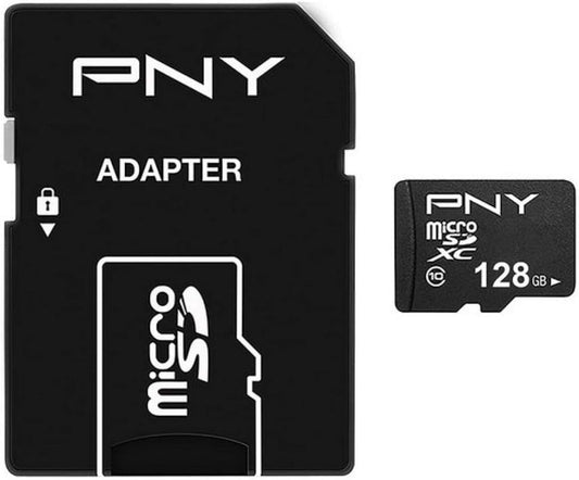 Minnekort microSDXC PNY Performance Plus, 128GB, Klasse 10, Med Adapter P-SDU12810PPL-GE