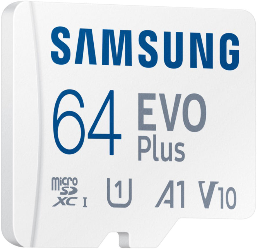 Minnekort microSDXC Samsung Evo Plus, 64Gb, Klasse 10 / UHS-1 U1, Med Adapter MB-MC64SA/EU