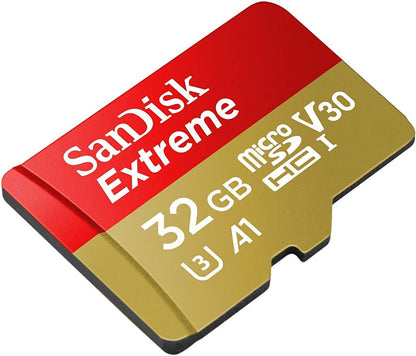 SanDisk Extreme microSDHC-minnekort, 32GB, Klasse 10 / UHS-1 U3 SDSQXAF-032G-GN6MN