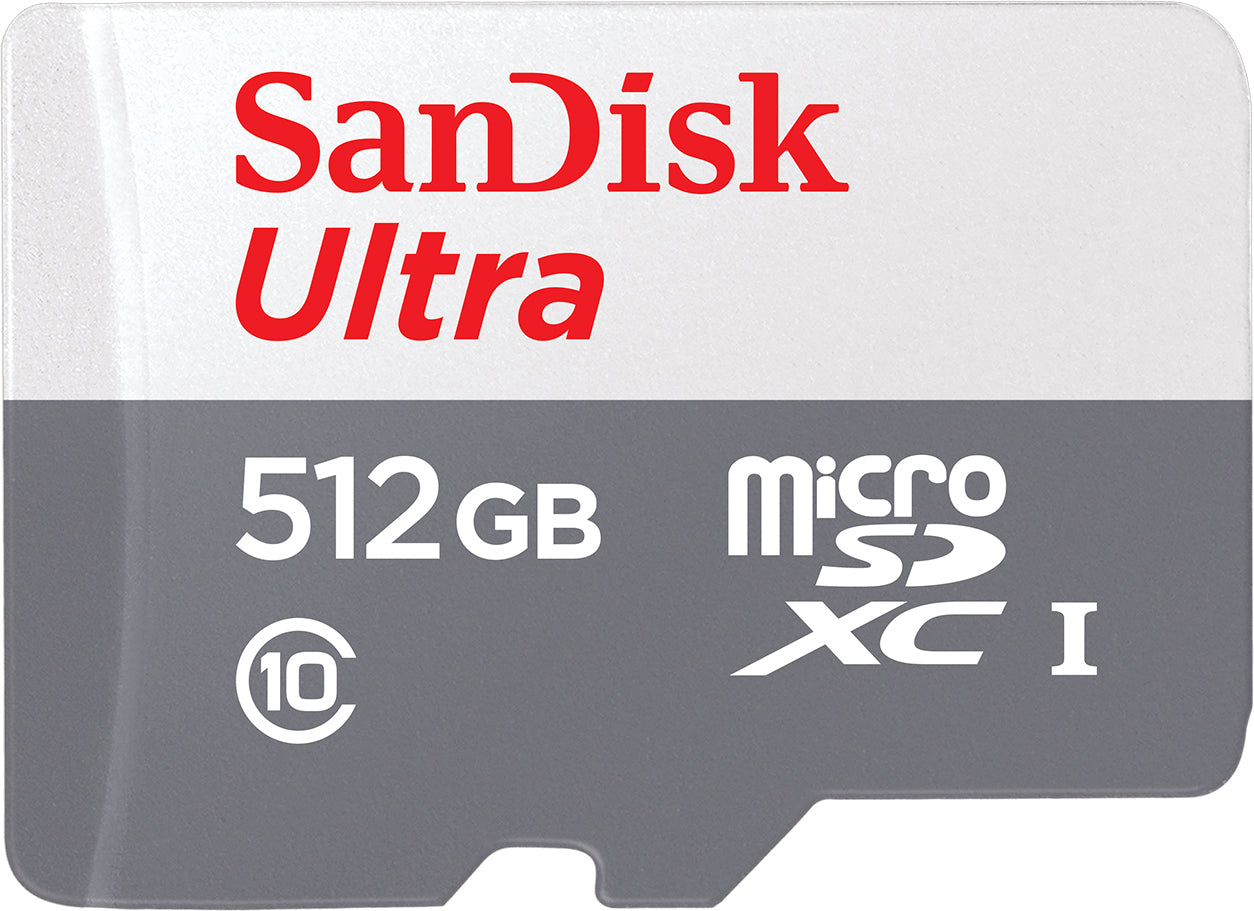 Minnekort microSDXC SanDisk Ultra, 512Gb, Klasse 10 SDSQUNR-512G-GN3MN