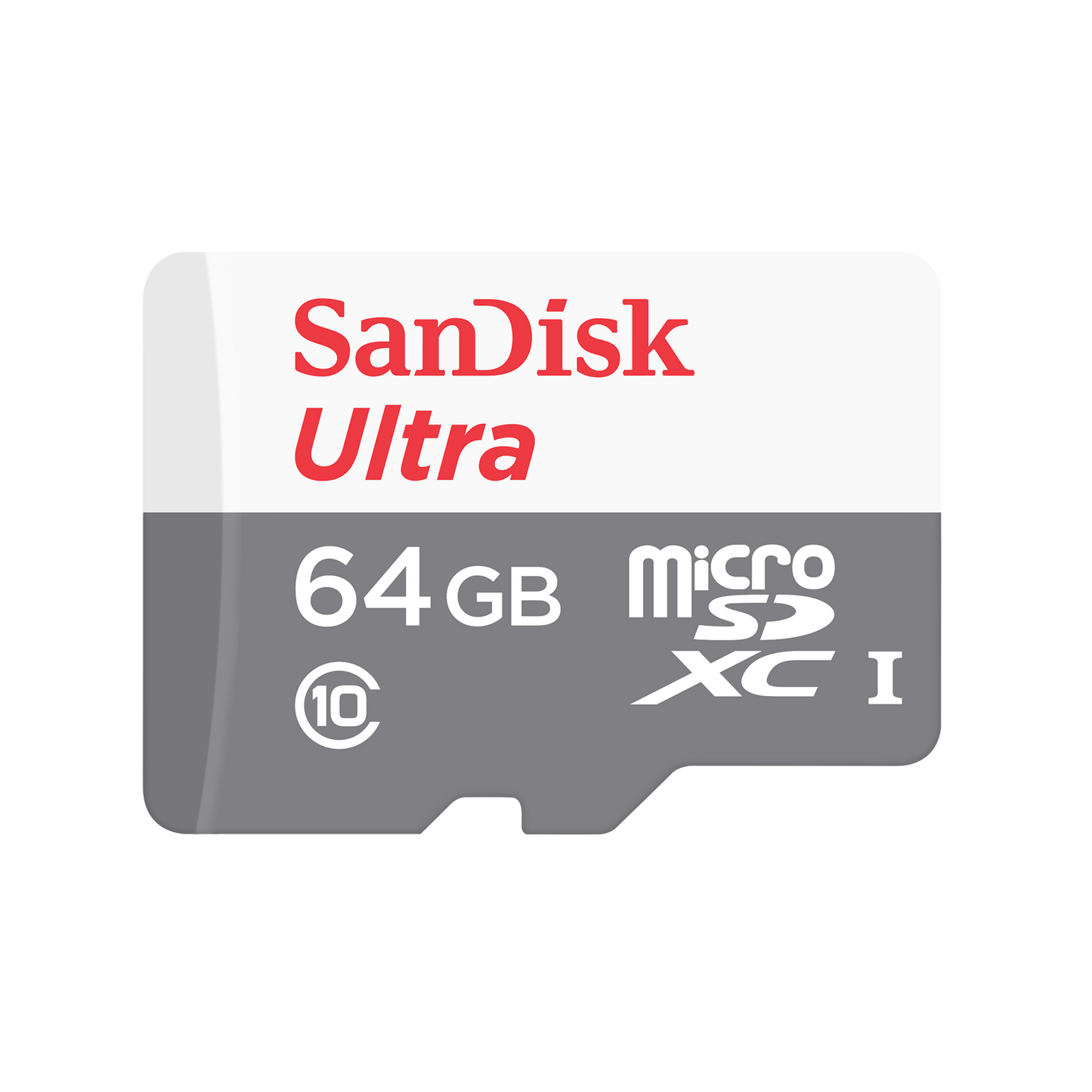 SanDisk Ultra microSDXC minnekort, 64GB, Klasse 10, med adapter SDSQUNR-064G-GN6TA