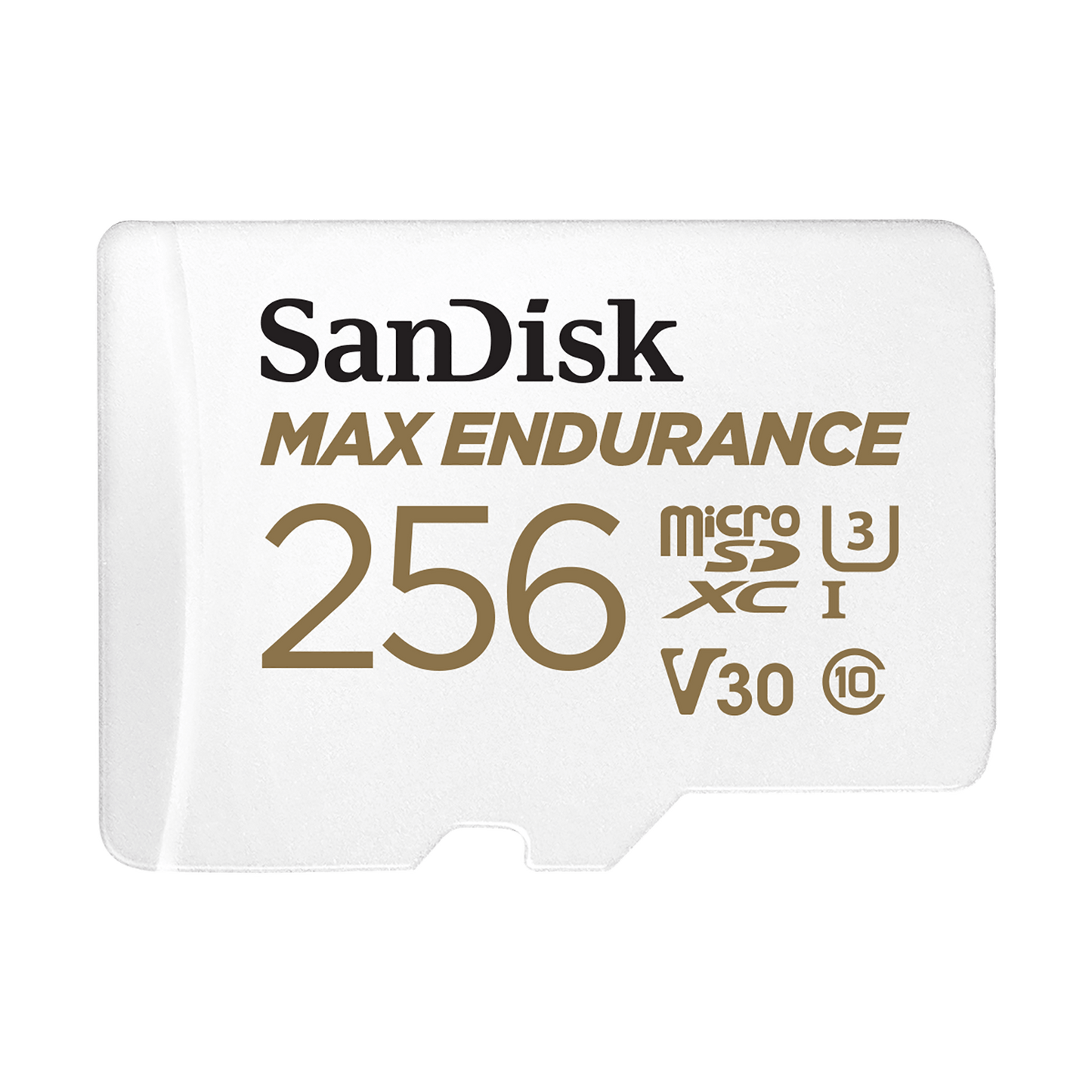 Minnekort microSDXC SanDisk MAX Endurance, 256Gb, Klasse 10 / UHS-1 U3, Med Adapter SDSQQVR-256G-GN6IA