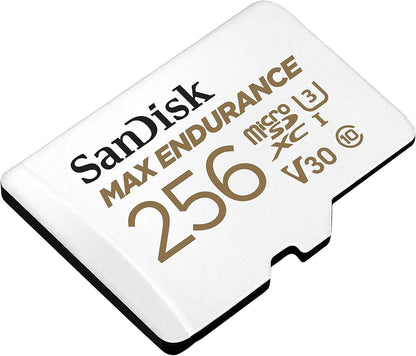 Minnekort microSDXC SanDisk MAX Endurance, 256Gb, Klasse 10 / UHS-1 U3, Med Adapter SDSQQVR-256G-GN6IA
