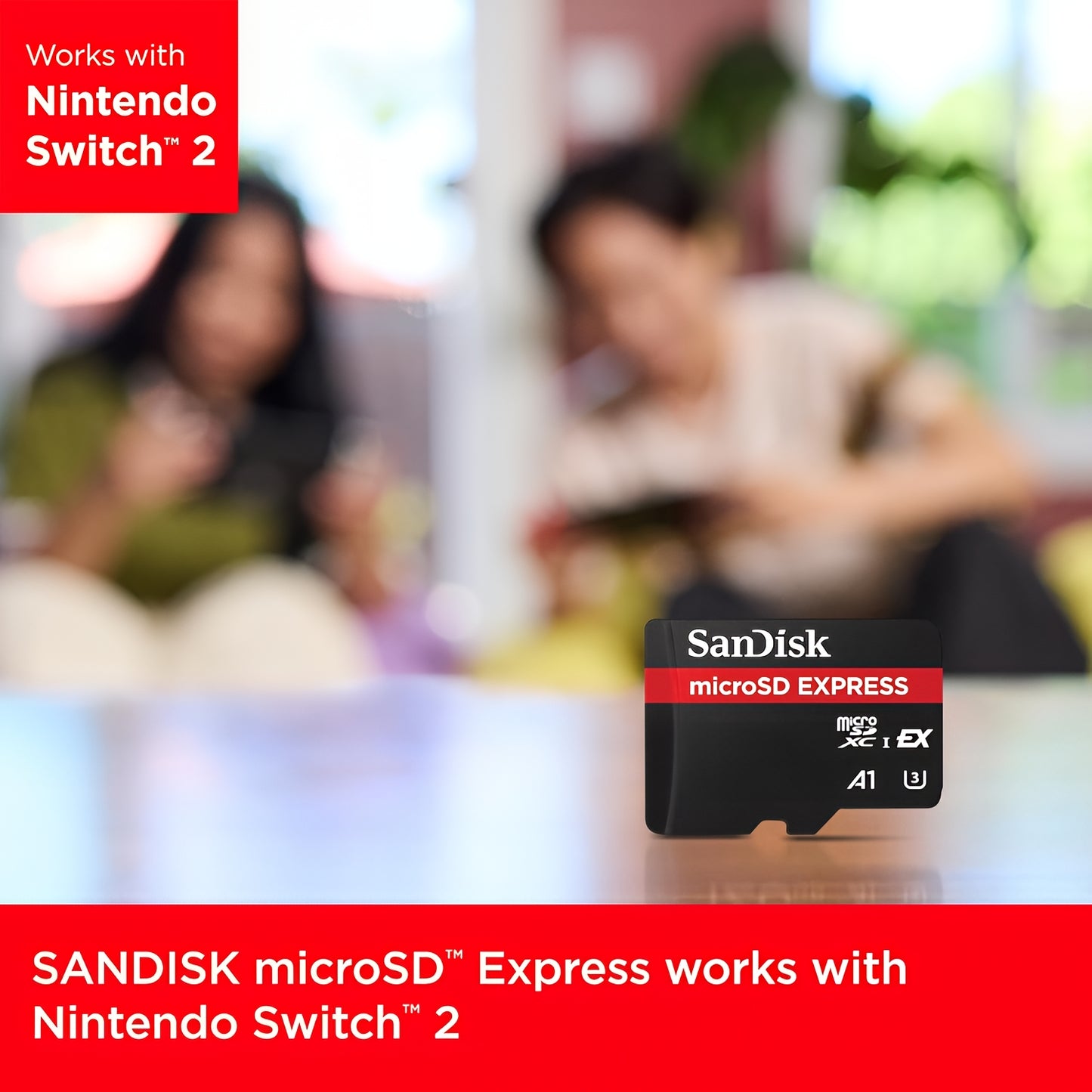 SanDisk Express microSDXC-minnekort, 512 GB, Klasse 10 / UHS-1 U3 SDSQXFN-512G-GN4NN