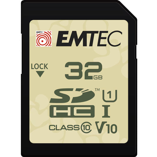 SDHC-minnekort Emtec Outdoor, 32GB, Klasse 10 / UHS-1 U1 ECMSD32GHCU1OR
