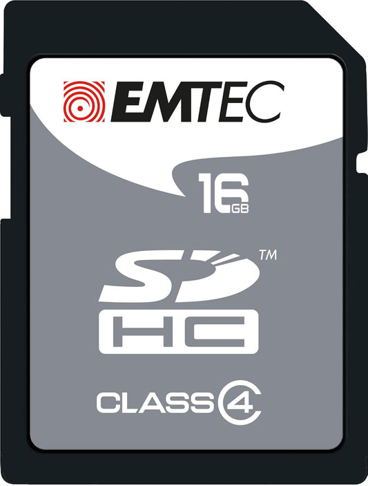 SDHC-minnekort Emtec EliteSilver, 16Gb, Klasse 4 ECMSD16GHC4