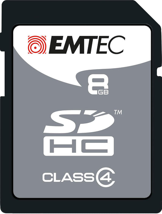 SDHC-minnekort Emtec EliteSilver, 8GB, Klasse 4 ECMSD8GHC4