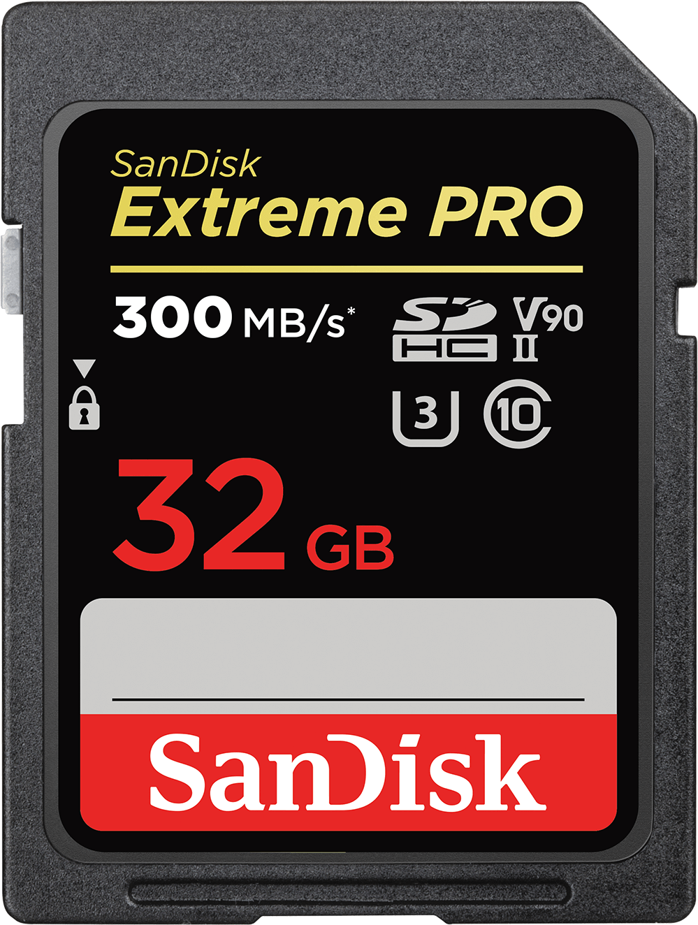 SDHC-minnekort SanDisk Extreme Pro, 32GB, Klasse 10 / UHS-1 U3 SDSDXXO-032G-GN4IN