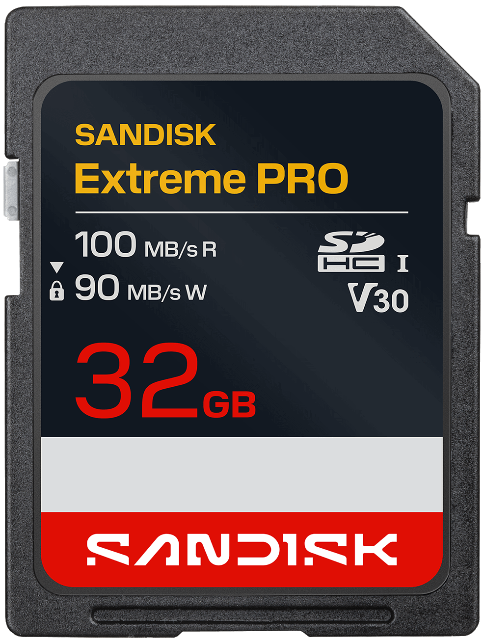 SanDisk Extreme Pro SDHC-minnekort, 32 GB, klasse 10 / UHS-I U3 SDSDXXO-032G-GUCIN