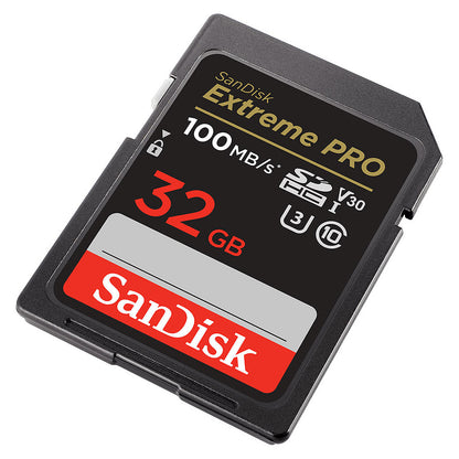 SDHC-minnekort SanDisk Extreme Pro, 32GB, Klasse 10 / UHS-1 U3 SDSDXXO-032G-GN4IN