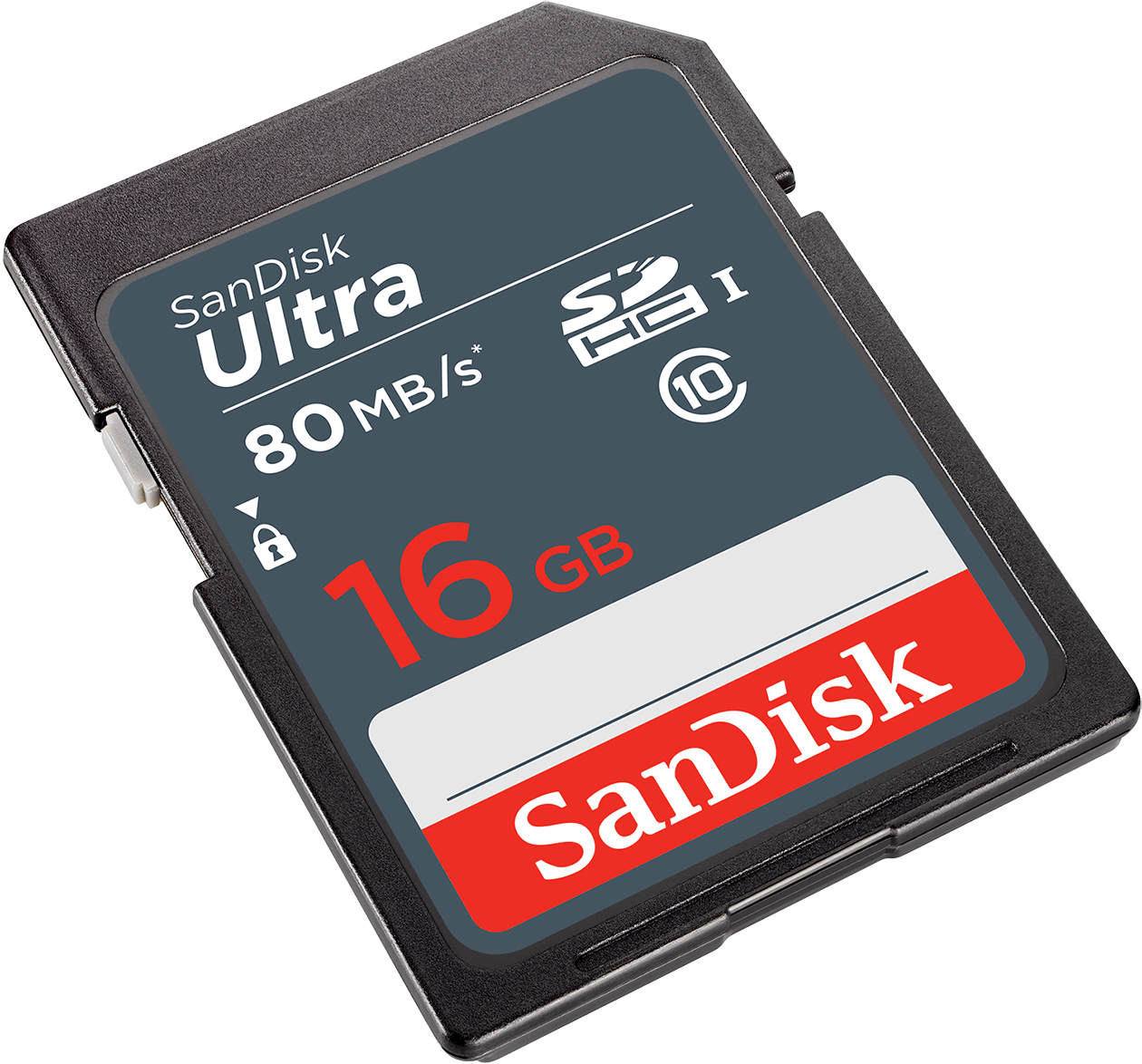 SDHC SanDisk Ultra minnekort, 16GB, Klasse 10 SDSDUNS-016G-GN3IN