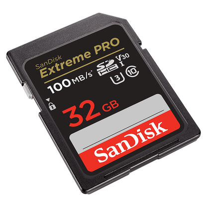 SDHC-minnekort SanDisk Extreme Pro, 32GB, Klasse 10 / UHS-1 U3 SDSDXXO-032G-GN4IN