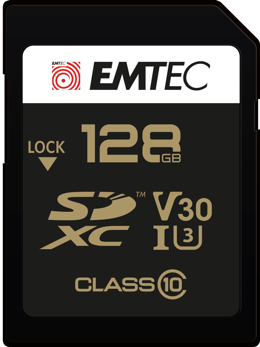 SDXC-minnekort Emtec SpeedIn Pro, 128Gb, Klasse 10 / UHS-1 U3 ECMSD128GXC10SP