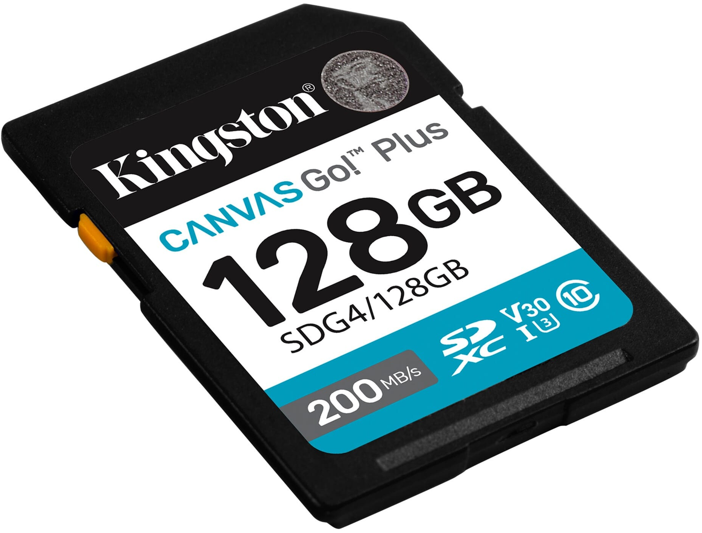 SDXC-minnekort Kingston Canvas Go Plus, 128GB, Klasse 10 / UHS-1 U3 SDG4/128GB