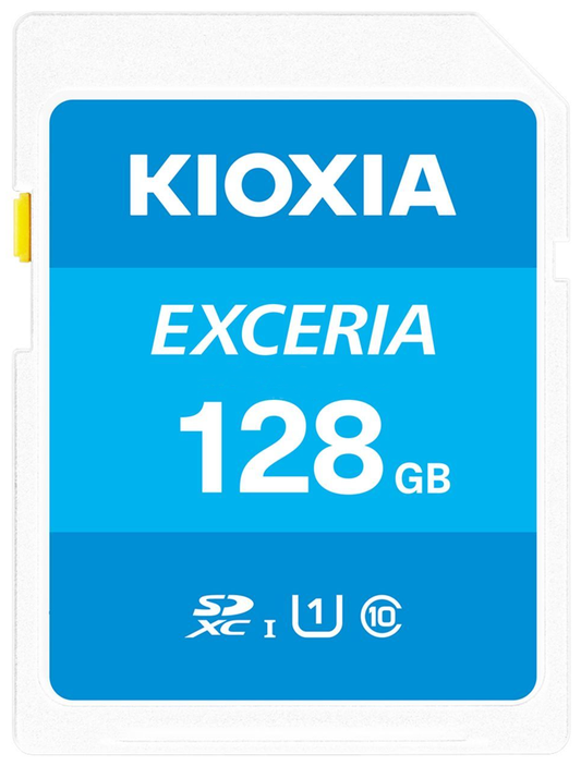 SDXC-minnekort KIOXIA Exceria, 128Gb, Klasse 10 / UHS-1 U1