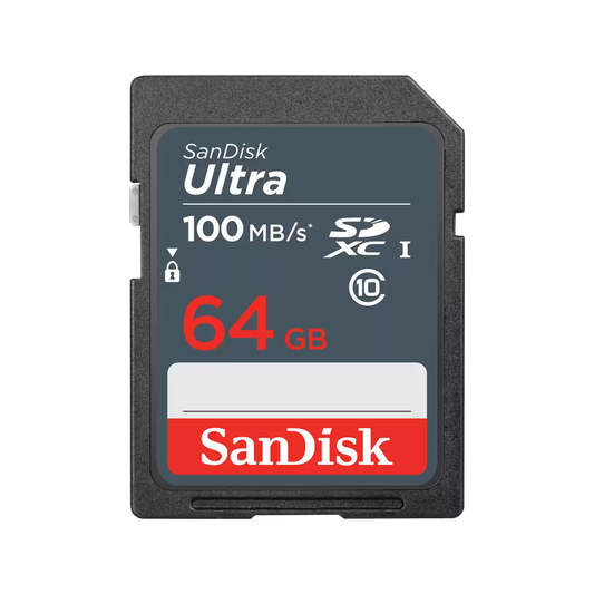 SDXC-minnekort SanDisk Ultra, 64GB, Klasse 10 SDSDUNR-064G-GN3IN