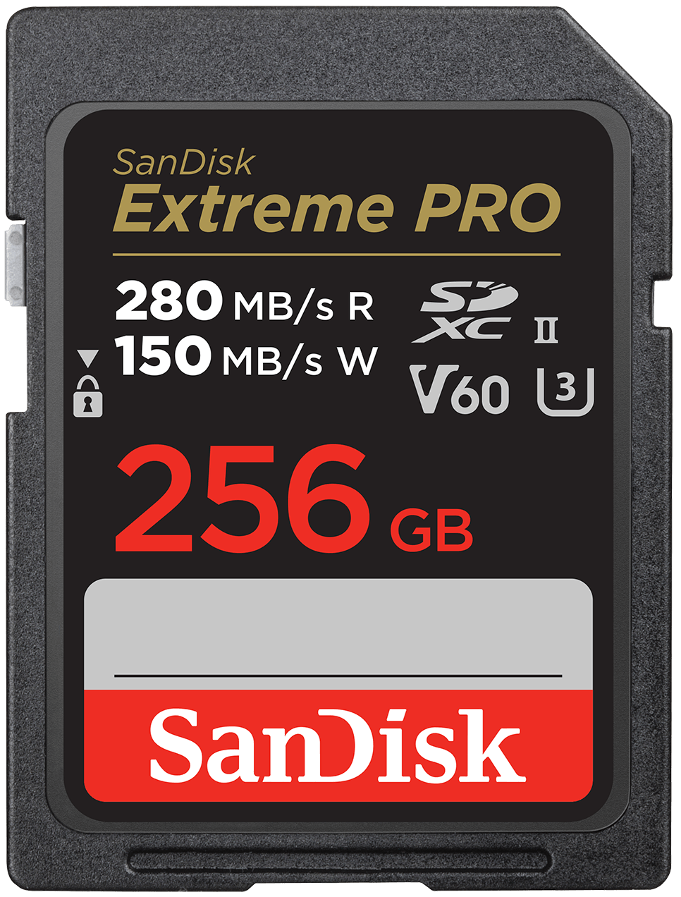SDXC-minnekort SanDisk Extreme Pro, 256GB, Klasse 10 / UHS-2 U3 SDSDXEP-256G-GN4IN