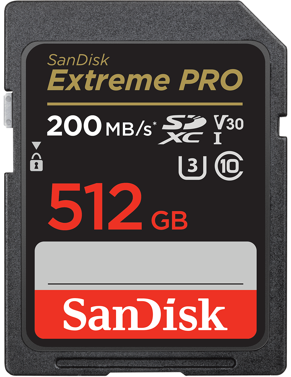 SDXC-minnekort SanDisk Extreme Pro, 512GB, Klasse 10 / UHS-1 U3 SDSDXXD-512G-GN4IN