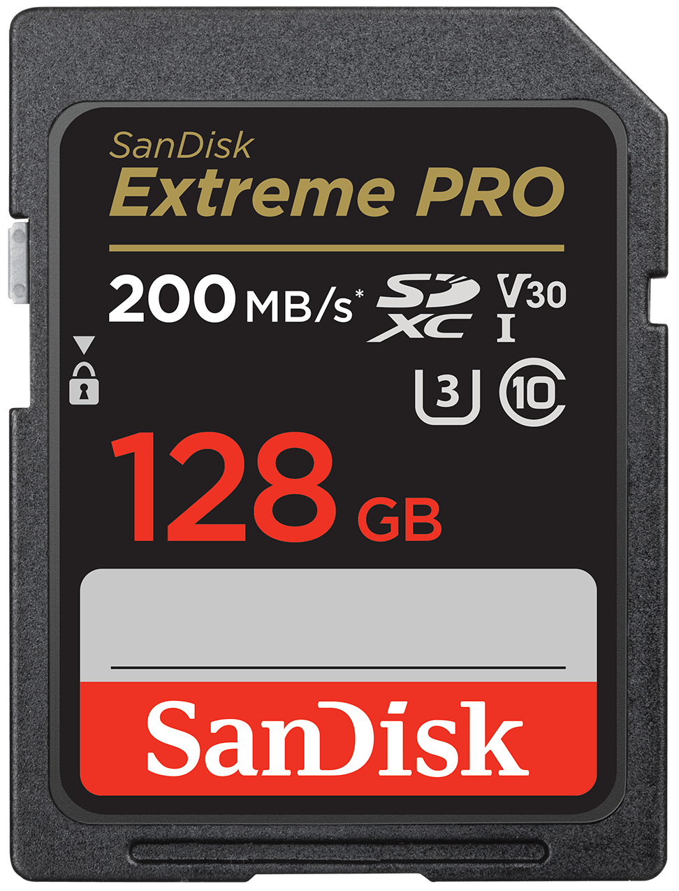 SDXC Minnekort SanDisk Extreme Pro, 128Gb, Klasse 10 / UHS-1 U3 SDSDXXD-128G-GN4IN