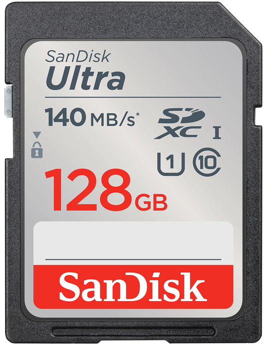 SDXC-minnekort SanDisk Ultra, 128GB, Klasse 10 / UHS-1 U1 SDSDUNB-128G-GN6IN