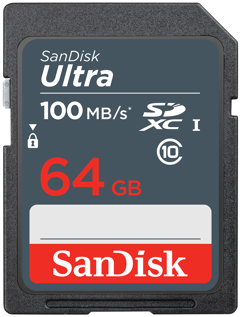SDXC-minnekort SanDisk Ultra, 64GB, Klasse 10 SDSDUNR-064G-GN3IN