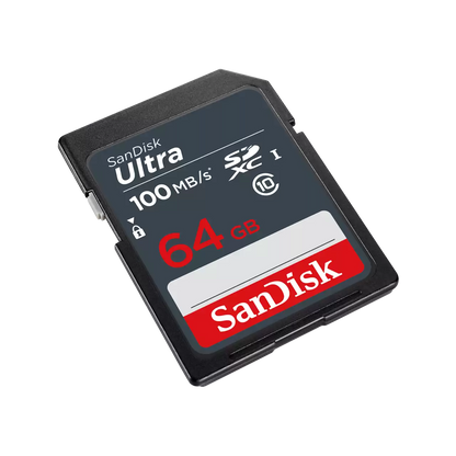 SDXC-minnekort SanDisk Ultra, 64GB, Klasse 10 SDSDUNR-064G-GN3IN