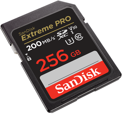SDXC-minnekort SanDisk Extreme Pro, 256GB, Klasse 10 / UHS-1 U3 SDSDXXD-256G-GN4IN