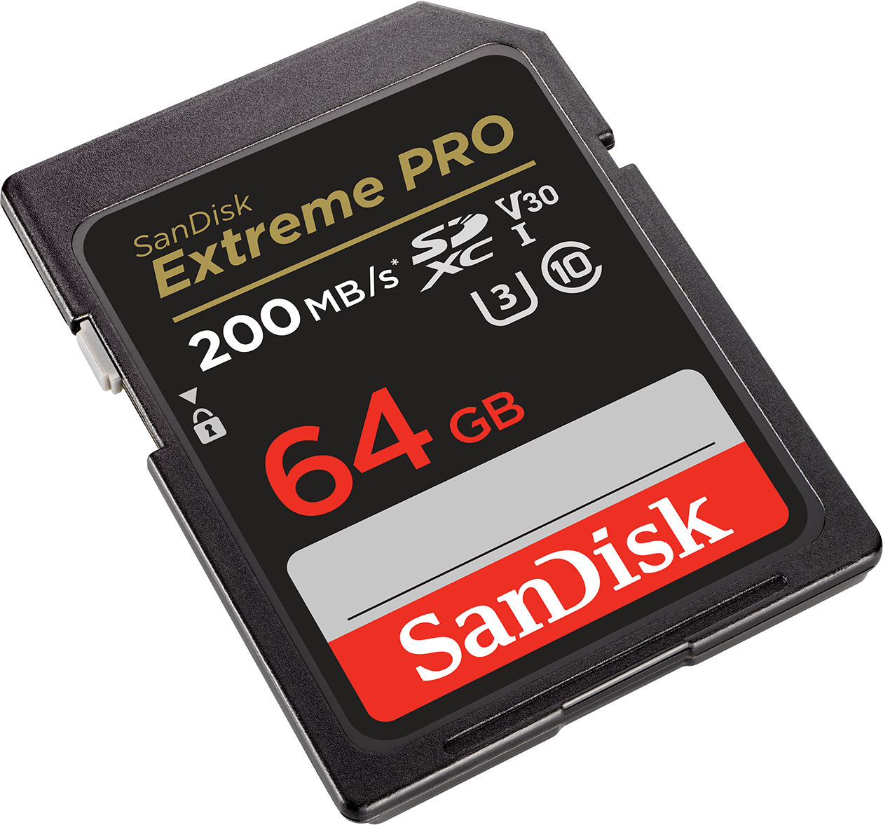 SDXC-minnekort SanDisk Extreme Pro, 64Gb, Klasse 10 / UHS-1 U3 SDSDXXU-064G-GN4IN