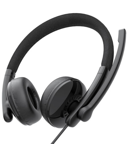 Call Center-hodesett USB-C / USB-A EMEET GeniusCall HS50, svart