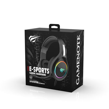 Gaming-hodetelefoner 3.5mm HAVIT H2002D, 2m, Rosa