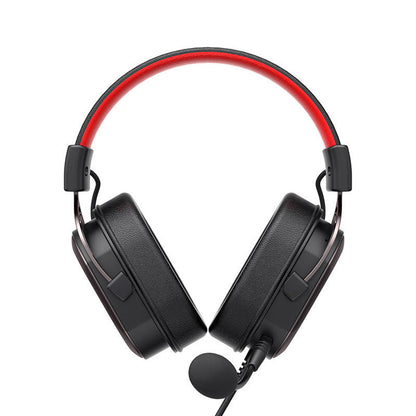 Gaminghodetelefoner 3.5mm HAVIT H2008d, 2m, Svart Rød