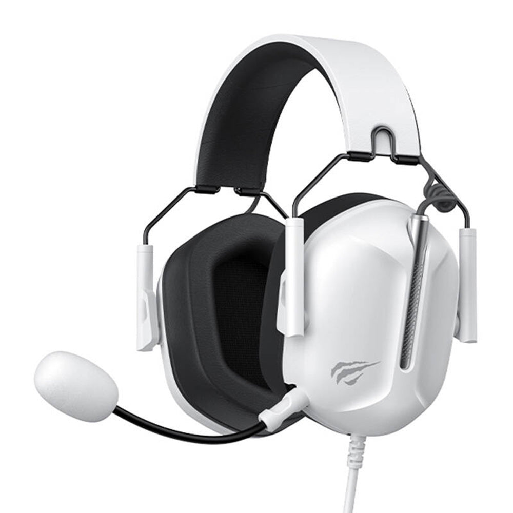 Gaminghodetelefoner 3.5mm HAVIT H2033d, 2.2m, Hvite