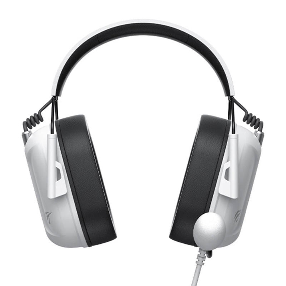 Gaminghodetelefoner 3.5mm HAVIT H2033d, 2.2m, Hvite