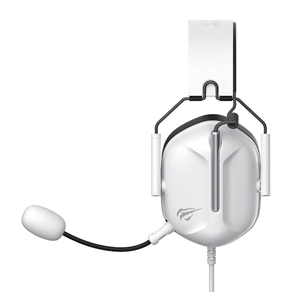 Gaminghodetelefoner 3.5mm HAVIT H2033d, 2.2m, Hvite