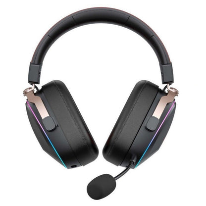 Gaminghodetelefoner Trådløse HAVIT H2039BG, RGB, BT / Wi-Fi / Kablet, Svart Okergul