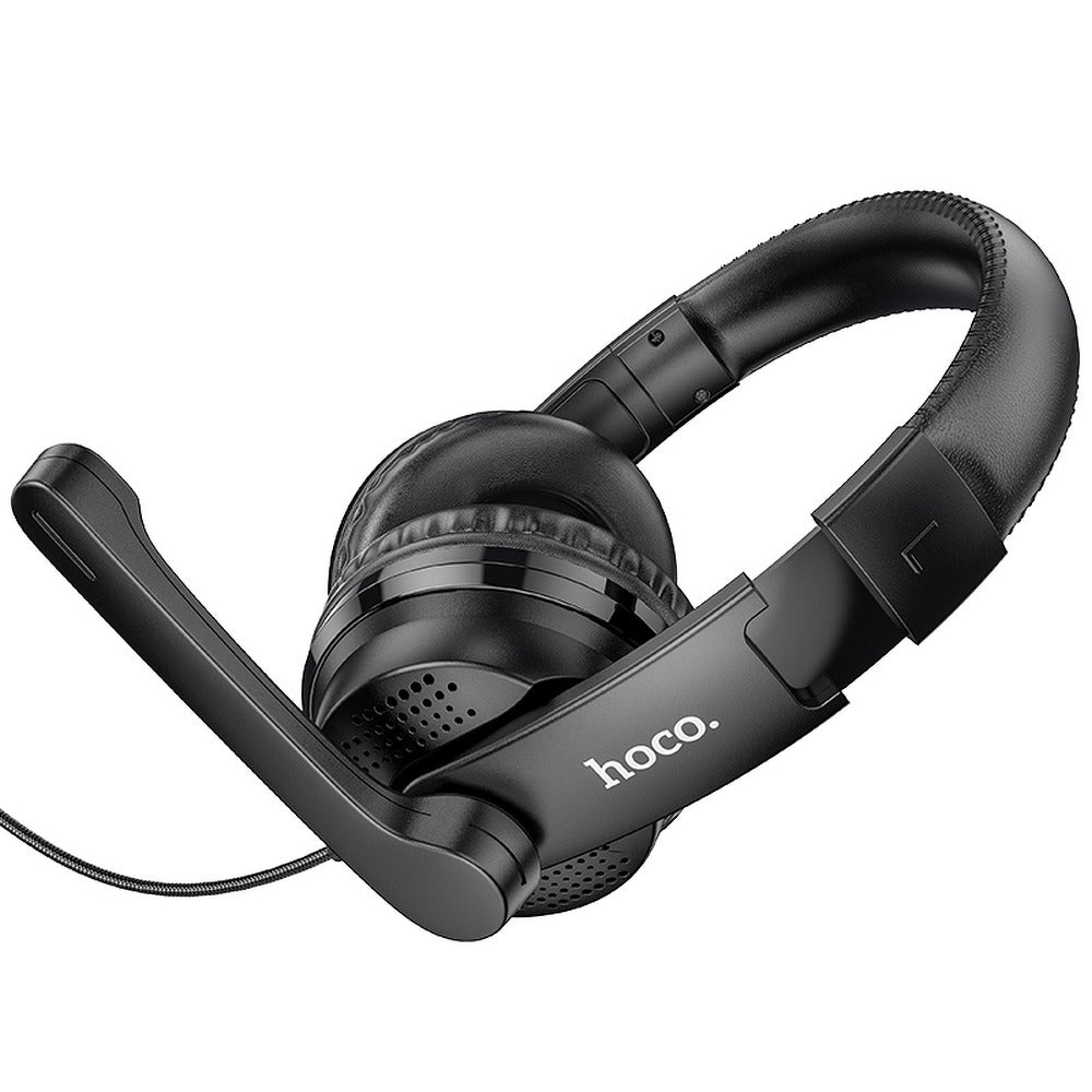 Gaming Headset 3,5 mm HOCO W103, Svart
