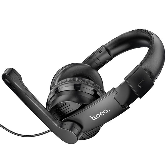 Gaming Headset 3,5 mm HOCO W103, Svart