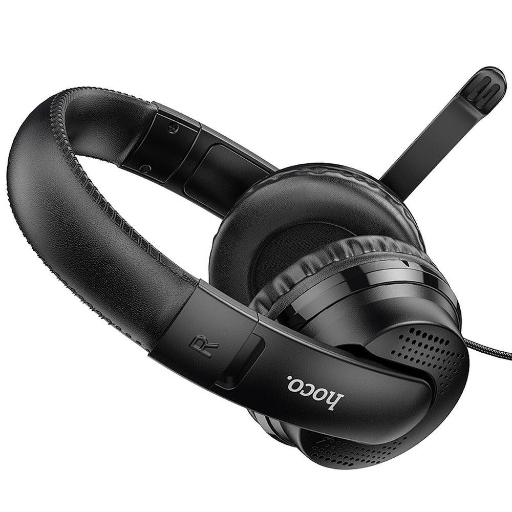 Gaming Headset 3,5 mm HOCO W103, Svart